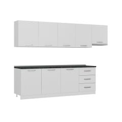 Minar 300 Cm Mutfak Dolabı Beyaz 300-B11