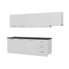 Minar 300 Cm Mutfak Dolabı Beyaz 300-B11