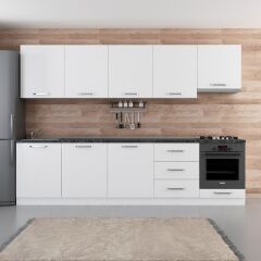 Minar 300 Cm Mutfak Dolabı Beyaz 300-B12