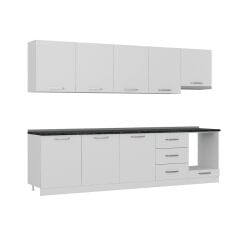 Minar 300 Cm Mutfak Dolabı Beyaz 300-B12