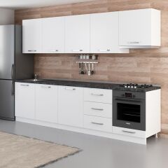 Minar 300 Cm Mutfak Dolabı Beyaz 300-B12