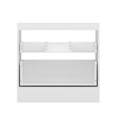 Alvinka Mutfak Modül Mbr_C Alt 2Ç 90Cm Evye Dolap Beyaz Beyaz Mdf