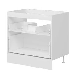 Alvinka Mutfak Modül Mbr_C Alt 2Ç 90Cm Evye Dolap Beyaz Beyaz Mdf