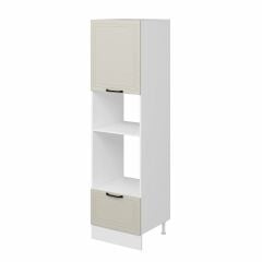 Alvinka Mutfak Modül Mbr_A 60-H222Cm Boy Ank Dolabı Beyaz Kumtaşı Suntalam