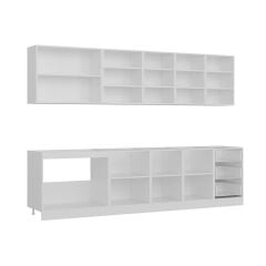 Minar 300 Cm Mutfak Dolabı Beyaz Antrasit 300-A1