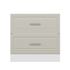 Alvinka Mutfak Modül Mbr_C Alt 2Ç 90Cm Evye Dolap Beyaz Kumtaşı Suntalam