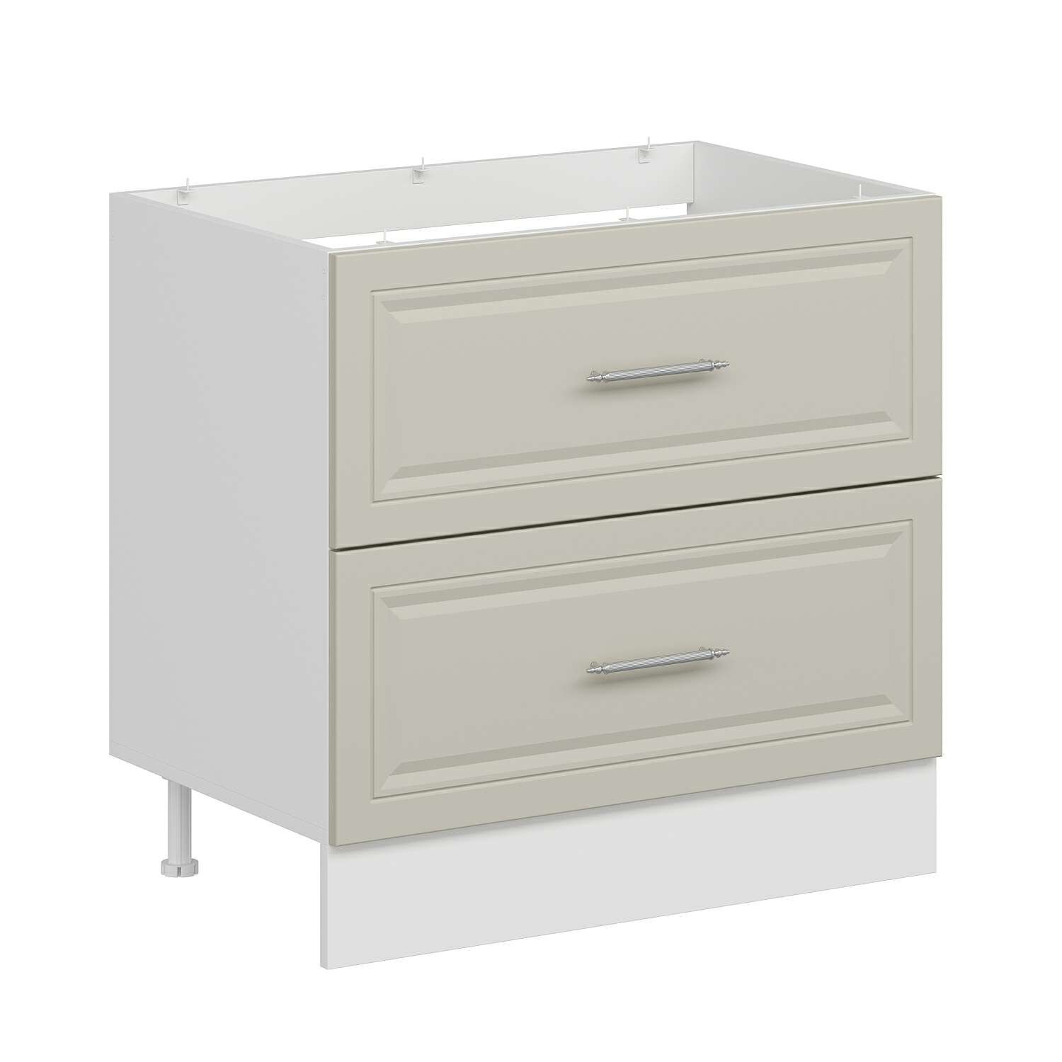 Alvinka Mutfak Modül Mbr_C Alt 2Ç 90Cm Evye Dolap Beyaz Kumtaşı Mdf