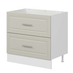 Alvinka Mutfak Modül Mbr_C Alt 2Ç 90Cm Evye Dolap Beyaz Kumtaşı Mdf