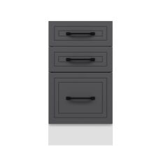 Alvinka Mutfak Modül Mbr_A Alt 3Ç1B2K Nray 45Cm Dolap Beyaz Antrasit