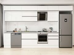 Alvinka 390X240 Cm High Gloss Mutfak Dolabı Mb-E90S40S60-2