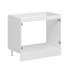 Alvinka Mutfak Modül Mbr_C Alt 2K 100Cm Evye Dolap Beyaz Kumtaşı Mdf