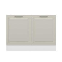 Alvinka Mutfak Modül Mbr_C Alt 2K 120Cm Evye Dolap Beyaz Kumtaşı Suntalam