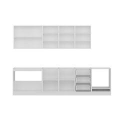 Minar 300 Cm Mutfak Dolabı Beyaz Dore 300-D4