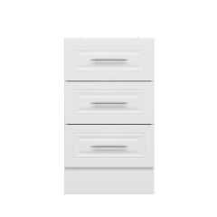 Alvinka Mutfak Modül Mbr_C Alt 3Ç 50Cm Dolap Beyaz Beyaz