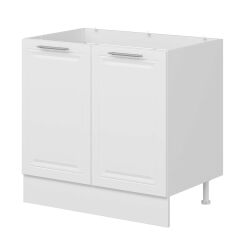 Alvinka Mutfak Modül Mbr_C Alt 2K 90Cm Evye Dolap Beyaz Beyaz Suntalam