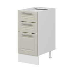 Alvinka Mutfak Modül Mbr_C Alt 3Ç1B2K 40Cm Dolap Beyaz Kumtaşı