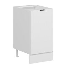 Alvinka Mutfak Modül Mbr_B Alt 1K1R 45Cm Dolap Beyaz Beyaz Mdf