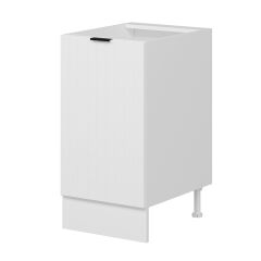 Alvinka Mutfak Modül Mbr_B Alt 1K1R 45Cm Dolap Beyaz Beyaz Mdf