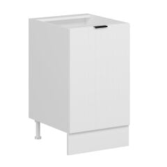 Alvinka Mutfak Modül Mbr_B Alt 1K1R 50Cm Dolap Beyaz Beyaz Mdf