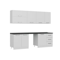 Minar 255 Cm Mutfak Dolabı Beyaz 255-B10