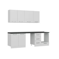 Minar 255 Cm Mutfak Dolabı Beyaz 255-B11