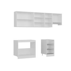 Minar 255 Cm Mutfak Dolabı Beyaz 255-B12