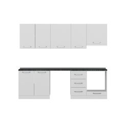 Minar 255 Cm Mutfak Dolabı Beyaz 255-B13