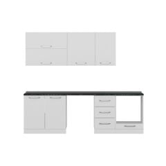 Minar 255 Cm Mutfak Dolabı Beyaz 255-B14