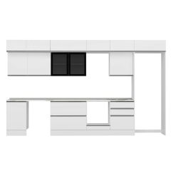 Alvinka 400X240 Cm High Gloss Mutfak Dolabı Mb-E90S50S60-3
