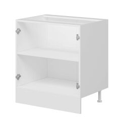 Alvinka Mutfak Modül Mbr_C Alt 2K1R 80Cm Dolap Beyaz Beyaz Mdf