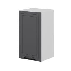 Alvinka Mutfak Modül Mbr_A Üst 1Dk2R 40-H72Cm Dolap Beyaz Antrasit