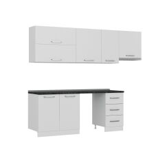 Minar 255 Cm Mutfak Dolabı Beyaz 255-B15