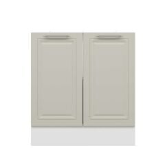 Alvinka Mutfak Modül Mbr_C Alt 2K1R 80Cm Dolap Beyaz Kumtaşı Suntalam