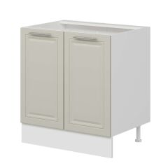 Alvinka Mutfak Modül Mbr_C Alt 2K1R 80Cm Dolap Beyaz Kumtaşı Suntalam