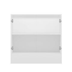 Alvinka Mutfak Modül Mbr_C Alt 2K1R 90Cm Dolap Beyaz Beyaz Mdf