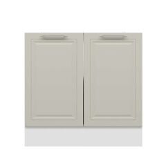 Alvinka Mutfak Modül Mbr_C Alt 2K1R 90Cm Dolap Beyaz Kumtaşı Suntalam