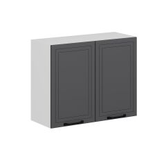 Alvinka Mutfak Modül Mbr_A Üst 2Dk1R 90-H72Cm Dolap Beyaz Antrasit