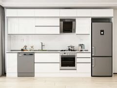 Alvinka 380X240 Cm High Gloss Mutfak Dolabı Mb-E90S40S50-2 High Gloss | Beyaz - Mdf