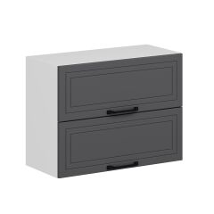 Alvinka Mutfak Modül Mbr_A Üst 2Yk1R 80-H60Cm Dolap Beyaz Antrasit