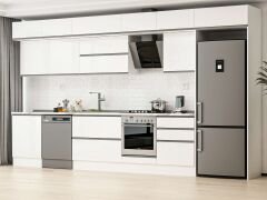 Alvinka 410X240 Cm High Gloss Mutfak Dolabı Mb-E90S60S60-2