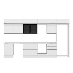 Alvinka 410X240 Cm High Gloss Mutfak Dolabı Mb-E90S60S60-3