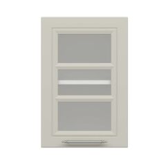 Alvinka Mutfak Modül Mbr_C Üst 1Dk1R 40-H60Cm Dolap Cam Beyaz Kumtaşı