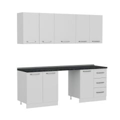 Minar 220 Cm Mutfak Dolabı Beyaz 220-B11