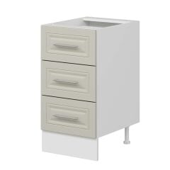 Alvinka Mutfak Modül Mbr_C Alt 3Ç Nray 45Cm Dolap Beyaz Kumtaşı Mdf