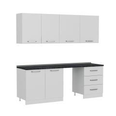 Minar 220 Cm Mutfak Dolabı Beyaz 220-B12