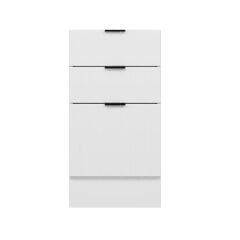 Alvinka Mutfak Modül Mbr_B Alt 3Ç1B2K Nray 45Cm Dolap Beyaz Beyaz Mdf