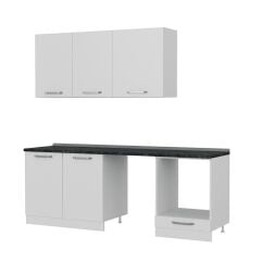 Minar 220 Cm Mutfak Dolabı Beyaz 220-B13