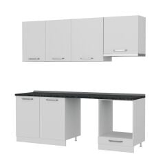 Minar 220 Cm Mutfak Dolabı Beyaz 220-B14