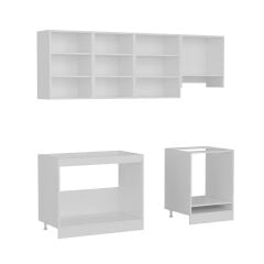 Minar 220 Cm Mutfak Dolabı Beyaz 220-B14