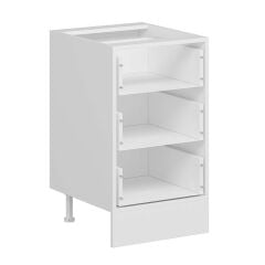 Alvinka Mutfak Modül Mbr_C Alt 3Ç Nray 50Cm Dolap Beyaz Beyaz Mdf